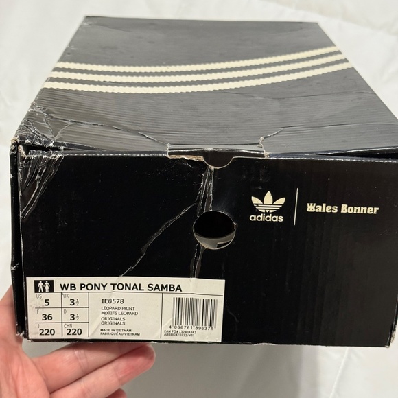 Adidas x Wales Bonner Pony Tonal Samba Leopard US 5 - Picture 2 of 9